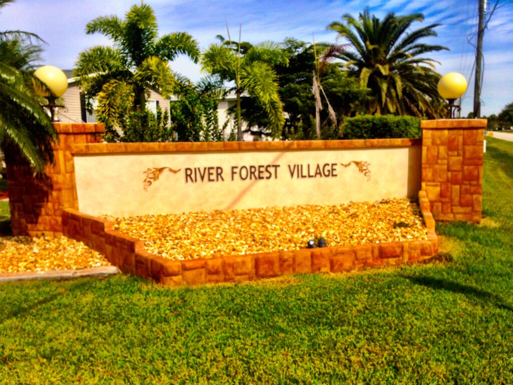 Entrance to River Forest Village